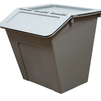กล่องเก็บของ STACKO PARROT NEST 27 ลิตร สีเทา