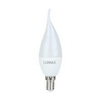 หลอดไฟ LED E14 3W วอร์มไวท์ หลอดจำปา LUMAX FLAME C30L