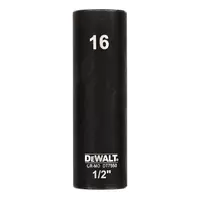 ลูกบ๊อกซ์ 1/2นิ้ว 16มม. DEWALT แบบยาว