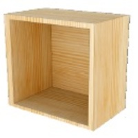 WOODEN SHELF 32.5x20x30cm METIC