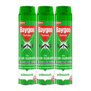 Baygon Insect Killer Spray Unscented 520 ml x 3-1
