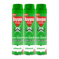 Baygon Insect Killer Spray Unscented 520 ml x 3