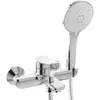 American Standard MILANO FFAS0911-6T2500BT0 bathtub and shower mixer tap with shower set.