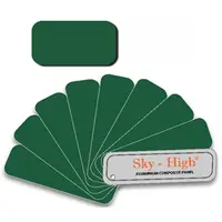 แผ่นอลูมิเนียม คอมโพสิต 3 มม. SkyHigh SH-6124 สีเขียวโพส