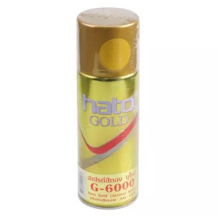 สีสเปรย์ทองคำ HATO G6000 400 ซีซี-1