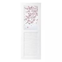 ประตูUPVC ASARA G925ดอกซากุระ70X200+วงกบ