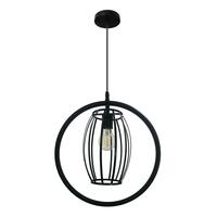 CHANDELIER MDL CH-2042B EVL MT BK 1L