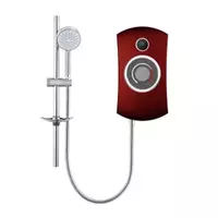 เครื่องทำน้ำอุ่น 4500 W พร้อมฝักบัวสายอ่อน 4 ฟังก์ชั่น รุ่น ออบิสเอ็กส์พลัส สีแดง K-27846X-3L