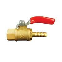 Ball valve, internal thread - fishtail 5*8mm 1/4"FH5