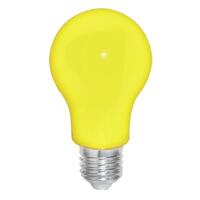 หลอดไฟ LED E27 5W สีเหลือง ทรงลูกแพร์ HI-TEK