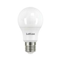 หลอดไฟ LED E27 5W เดย์ไลท์ ทรงลูกแพร์ LEKISE A60 TOP