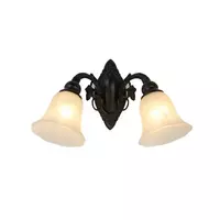 โคมไฟติดผนัง แก้ว 2 หลอด รุ่น YG2204 DECOS