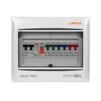 C-UNIT cabinet set, main 63A, 6 channels + 63A LAM protection