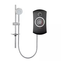 เครื่องทำน้ำอุ่น 4500 W พร้อมฝักบัวสายอ่อน 4 ฟังก์ชั่น รุ่น ออบิสเอ็กส์พลัส สีดำ K-27846X-BL