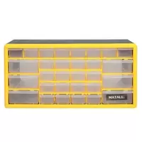 กล่องเครื่องมือ DIY MATALL HL3045-E 30 ช่อง สีเหลือง