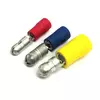 หางปลาหัวเสียบตัวผู้ แบบกลมหุ้ม F 1.5-B สีแดง