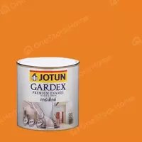 #1628i สีทาไม้ Jotun Gardex Enamel ชนิดกึ่งเงา Tangerine Blast