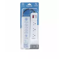 Plug strip, 1 switch, 3 sockets, 3 meters, model AP3159, gray