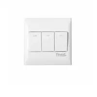สวิตช์ทางเดียว 3 ช่อง 3x3 นิ้ว รุ่น 86DW-04