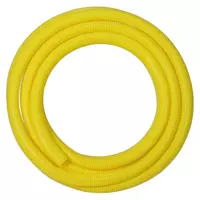 ท่ออ่อน PVC ลายลูกฟูก1/2" 5M เหลือง SCG