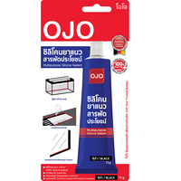 ซิลิโคนชนิดไร้กรด OJO 75 กรัม สีดำ