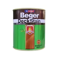 #3909 BEGER B52 wood stain, mahogany color, matte type, 1/4 gallon