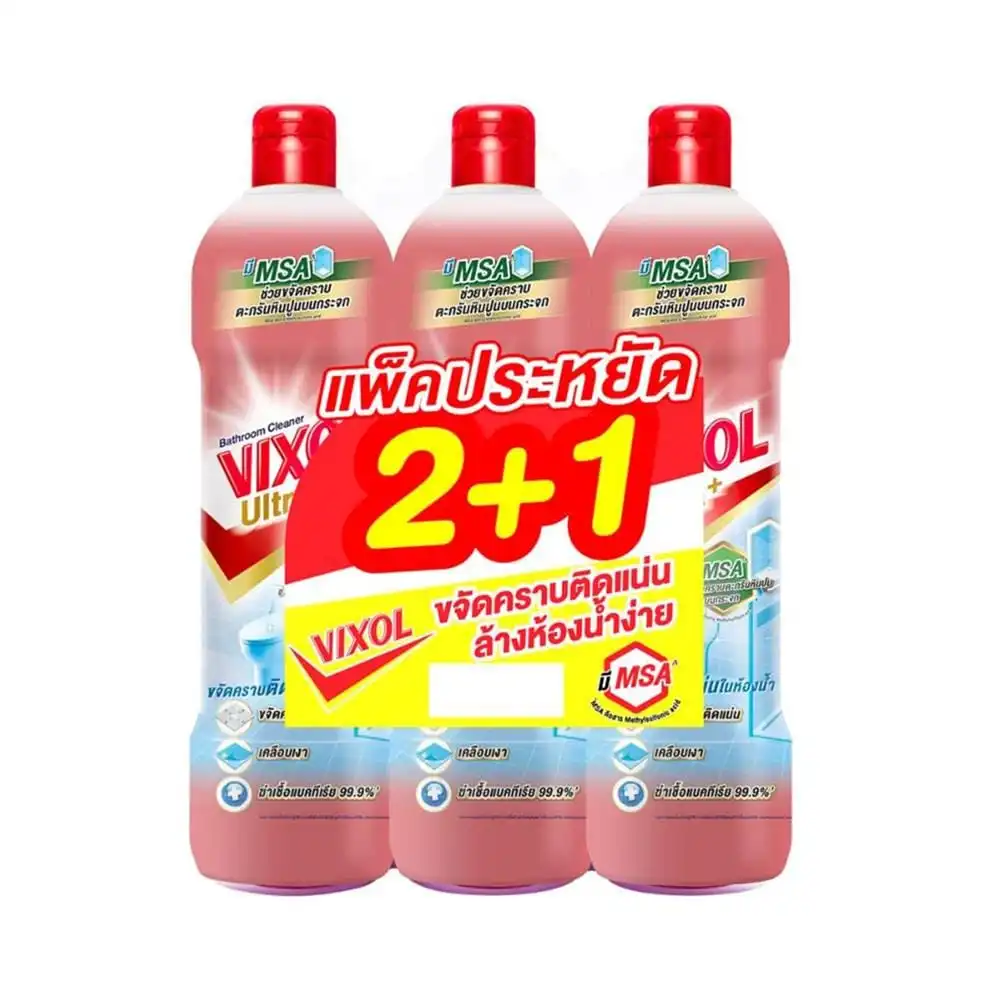 Bathroom Cleaner VIXOL Ultra Plus 800 ml Sakura (Pack 2+1)-1
