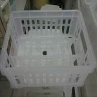 ลังแก้ว BASKET NNH 121 23.3x31x13.5 ซม. สีขาว