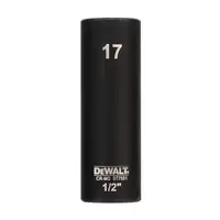ลูกบ๊อกซ์ 1/2นิ้ว 17มม. DEWALT แบบยาว