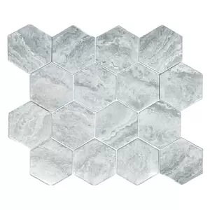 โมเสคพอร์ซเลน 30.4X26.4CM LUNE HEXAGON (1239328)