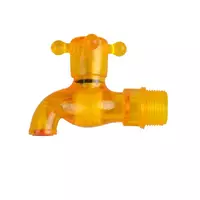 ก๊อกสนาม NASH 3/4 นิ้ว (6 หุน) ก๊อกน้ำ PVC รุ่น NS8002 สีส้ม