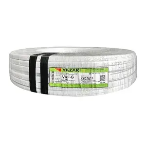 สายไฟ VAF-G 2x2.5/2.5 ตร.มม. YAZAKI 100 เมตร