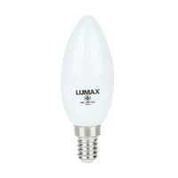 หลอดไฟ LED E14 3W วอร์มไวท์ หลอดจำปา LUMAX C30 FULL BEAM