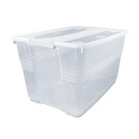 กล่องล้อเลื่อนใส 80L 66.3x49.6x39.1ซม.
