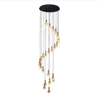MAXLIGHT Ceiling lamp DY0041/25 Black gold G9 3W Black Gold