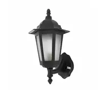 1 bulb outdoor wall lamp, hexagonal, model W01-B, black, THE SUN