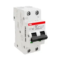 เบรกเกอร์กันดูด 6 แอมป์ RCBO ABB 1 Pole 30mA 6kA Type AC รุ่น DS201